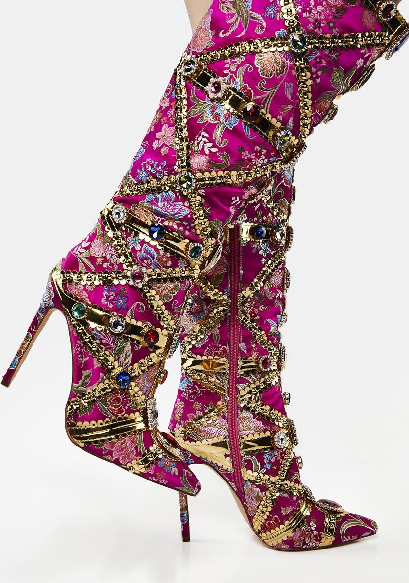 Confident Heeled Boots AZALEA WANG,Specials : American Fashion Style Bags On Sale