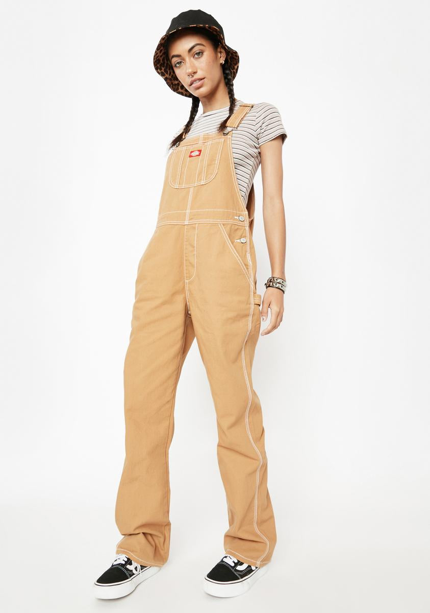 Dickies Girl Relaxed Straight Leg Carpenter Overalls Dolls Kill