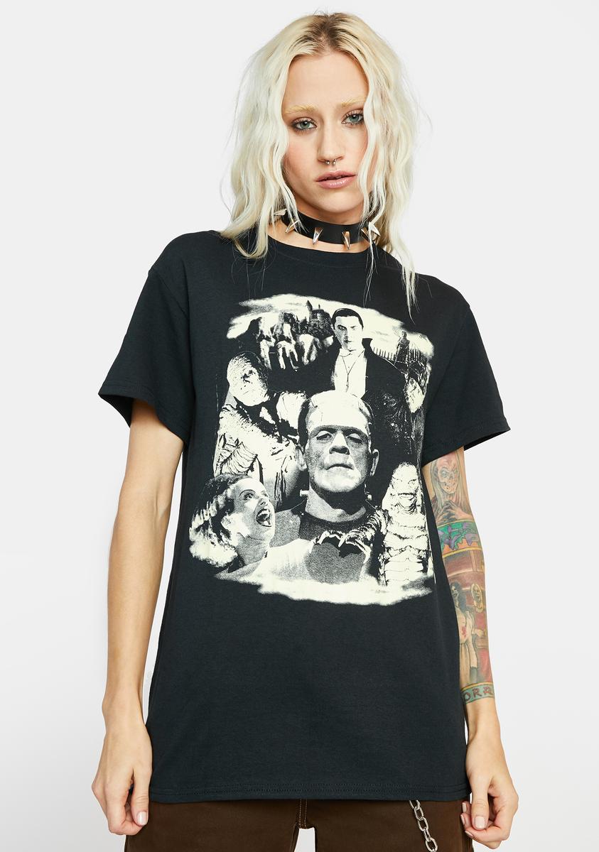 Universal Monster Collage Graphic Tee Rock Rebel,Specials : American Fashion Style Bags On Sale Universal Monster Collage Graphic Tee Rock Rebel,Specials : American Fashion Style Bags On Sale