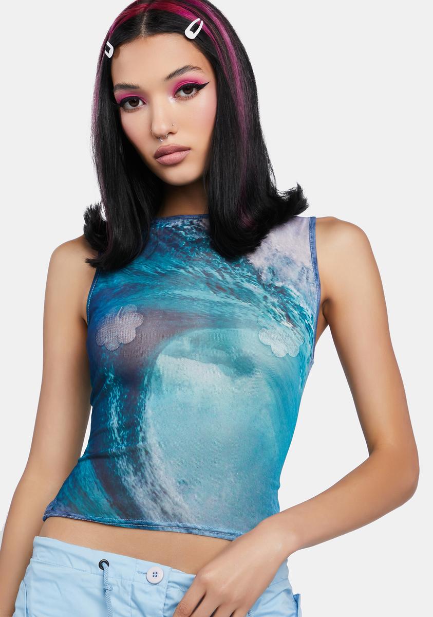 Ocean Photographic Mesh Vest Daisy Street,Specials : American Fashion Style Bags On Sale Ocean Photographic Mesh Vest Daisy Street,Specials : American Fashion Style Bags On Sale