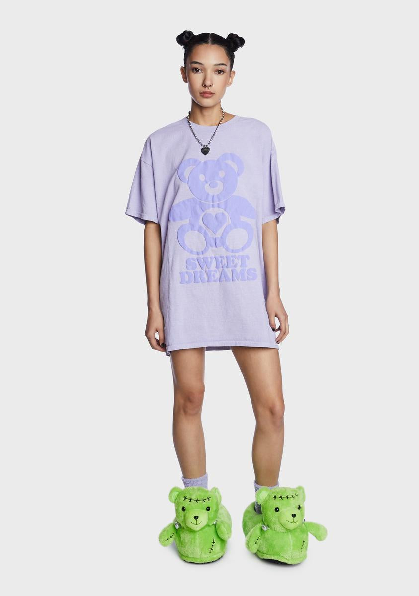 NGOrder Sweet Dreams Oversized Graphic Tee Pink Dolls Kill