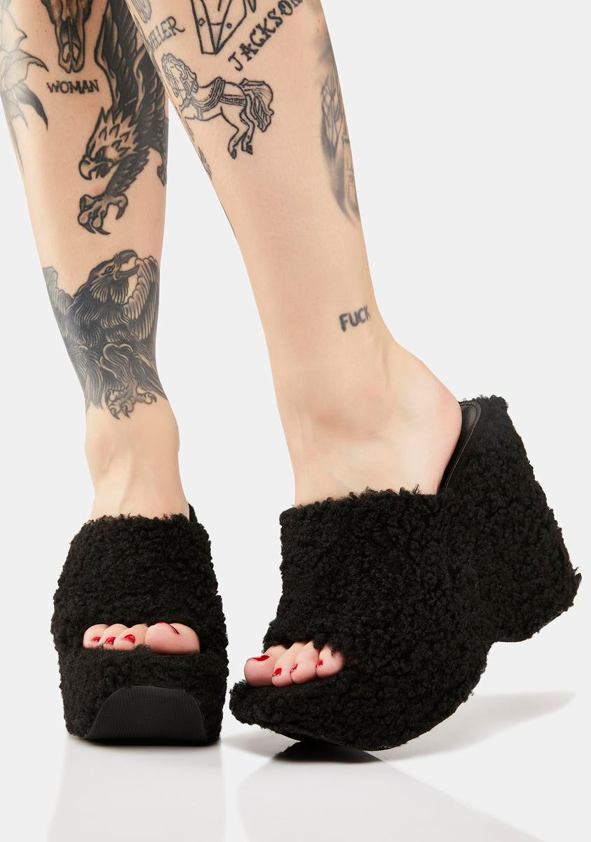 Rolo Faux Fur Wedge Heels SIMMI,New Products : American Fashion Style Bags On Sale Rolo Faux Fur Wedge Heels SIMMI,New Products : American Fashion Style Bags On Sale
