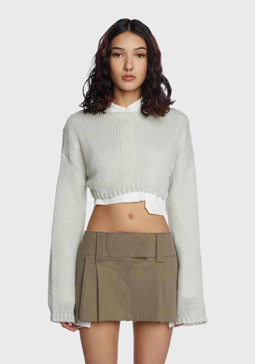 Subtle Disobedience Cropped Sweater,New Products : American Fashion Style Bags On Sale Subtle Disobedience Cropped Sweater,New Products : American Fashion Style Bags On Sale