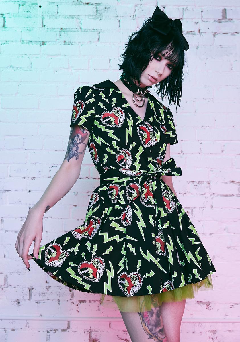 universal monsters dress Electric Love Fit N Flare Dress