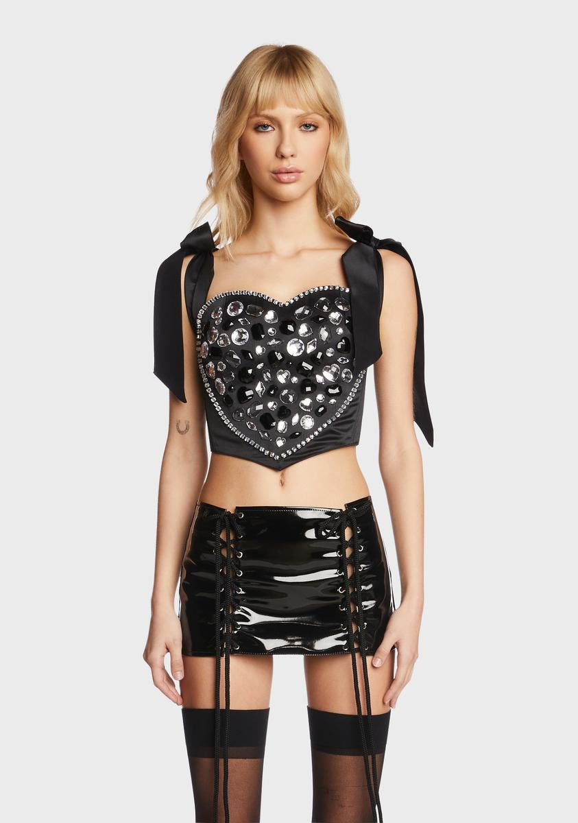 Dark Dazzle Me Corset Top Sugar Thrillz,New Products : American Fashion Style Bags On Sale