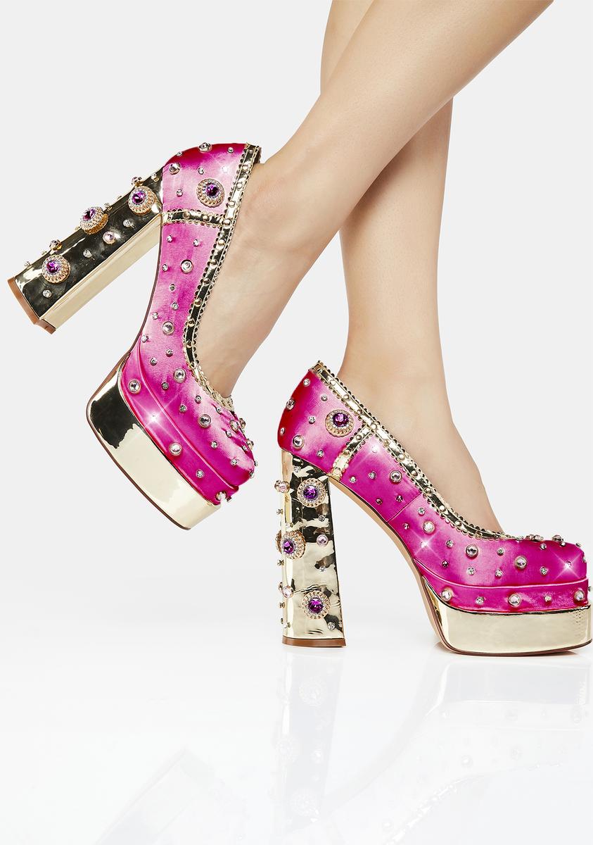 Gemma Platform Heels AZALEA WANG,New Products : American Fashion Style Bags On Sale