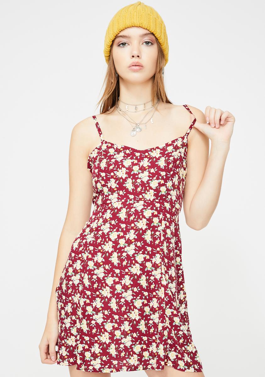 Motel Yandra Floral Dress – Dolls Kill