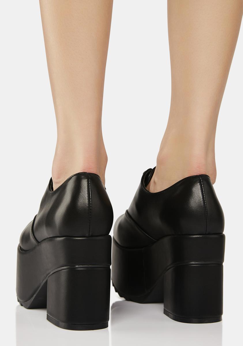 韓国限定 JILLSTUART Joy Black Platform Monk JILL BY JILLSTUART｜JOY BLACK PLATFORM MONK
