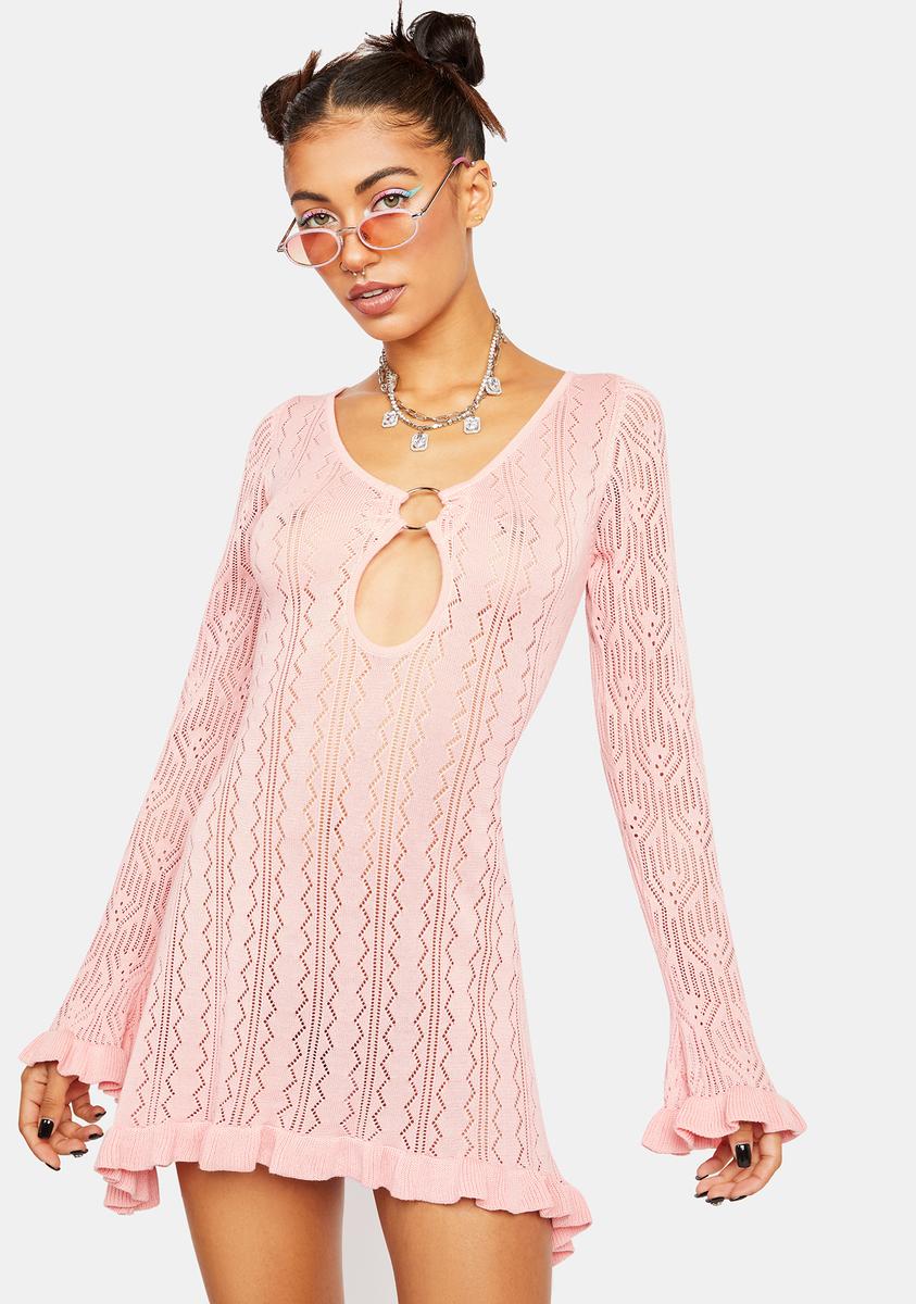 O'Dolly Dearest Pink Flirtini Mini Dress – Dolls Kill