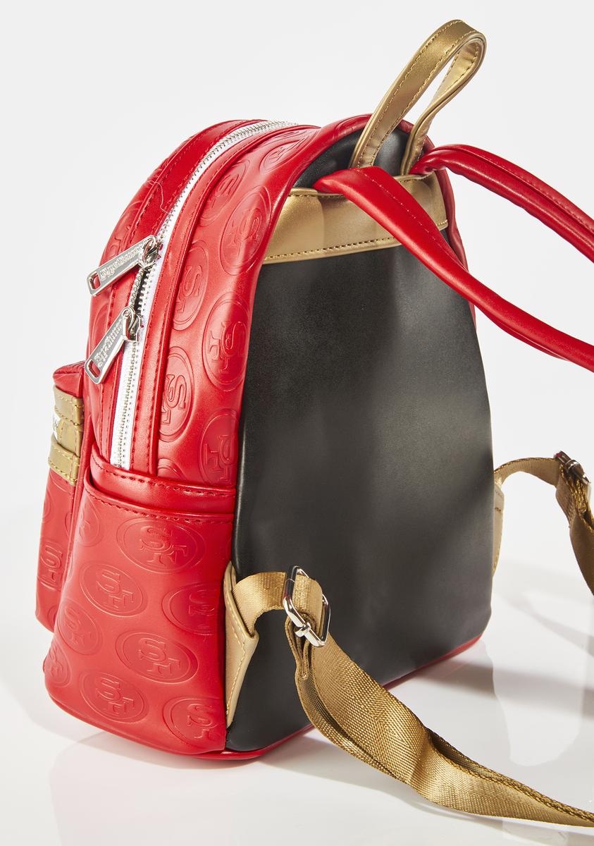 Loungefly NFL 49ers Printed Mini Backpack – Dolls Kill