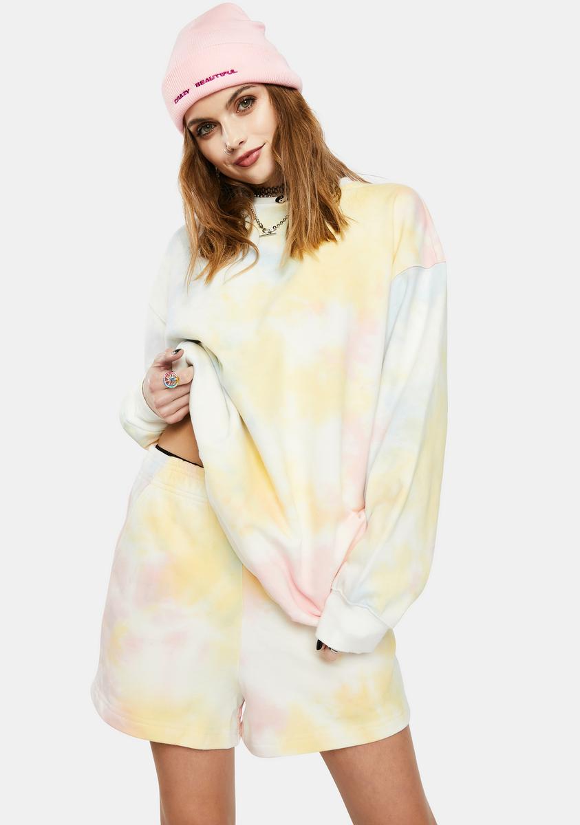 Rainbow Terry Sweatshirt Dress Re Named,Specials : American Fashion Style Bags On Sale