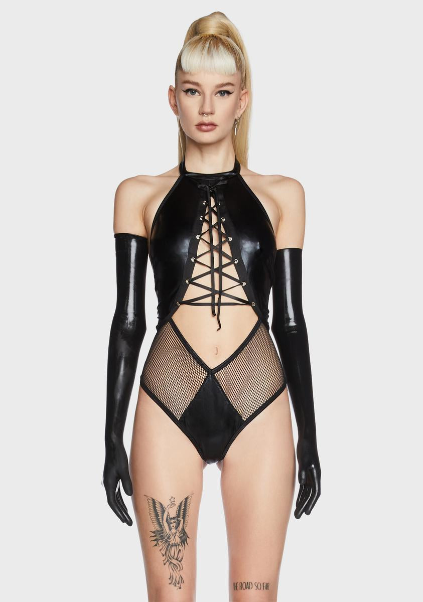 Rock With You Lace Up Bodysuit,New Products : American Fashion Style Bags On Sale