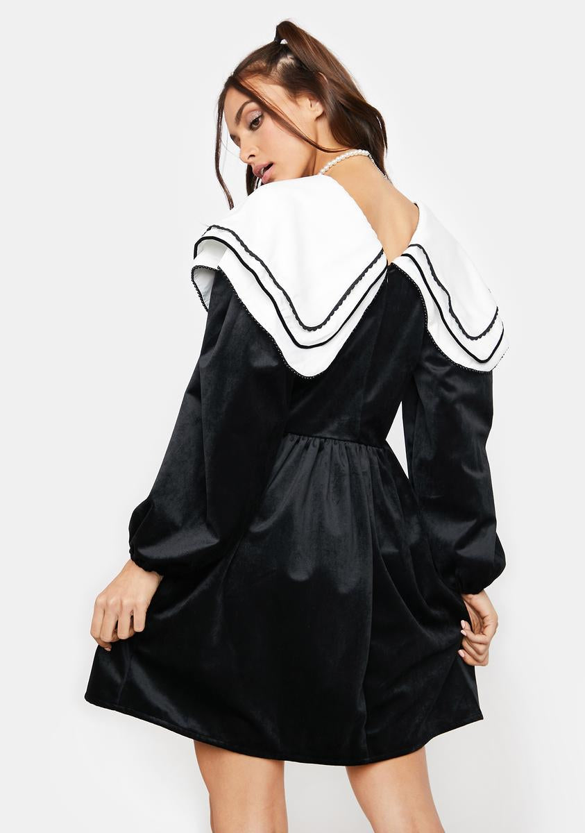 ワンピース JaneMarple Cotton velvet colette dress JaneMarple Cotton velvet colette dress