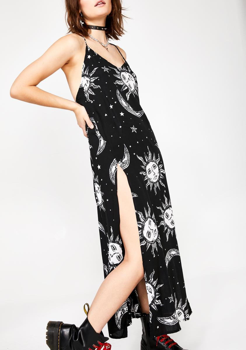chinese dress ladies Sun And Moon Hime Maxi Dress – Dolls Kill