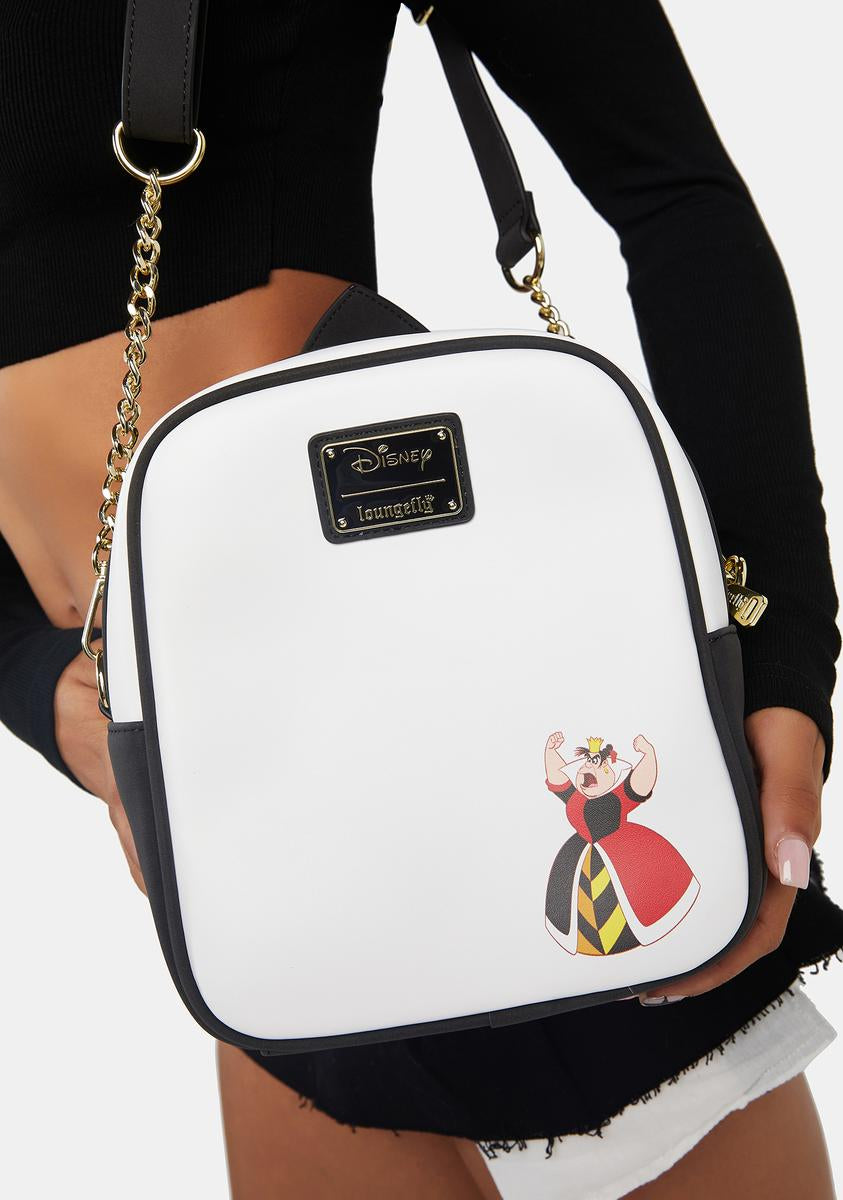 Loungefly Alice In Wonderland Card Soldier Crossbody Bag Loungefly Alice In Wonderland Card Soldier Crossbody Bag