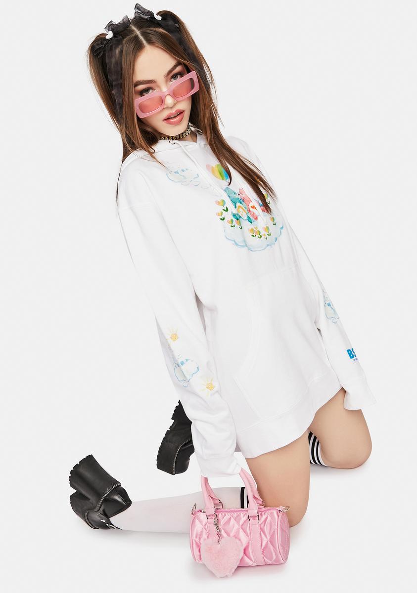 Samii Ryan Blue Camo Hoodie With Smiley Face Shop Paul Frank X