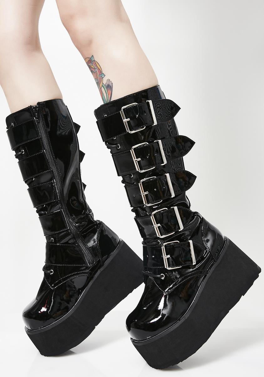 Trashville-518 Knee High Boots