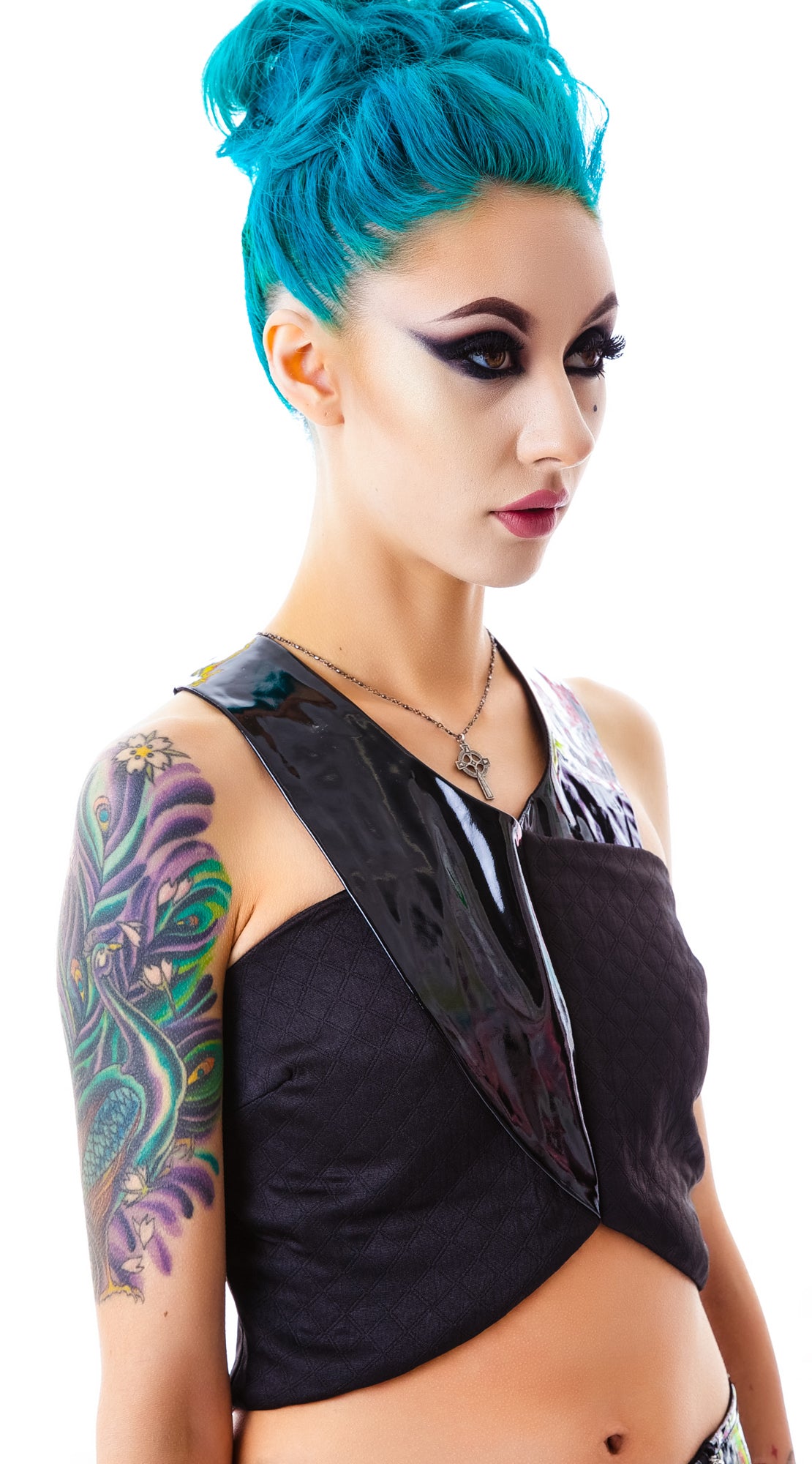 Galactica Crop Top – Dolls Kill Galactica Crop Top