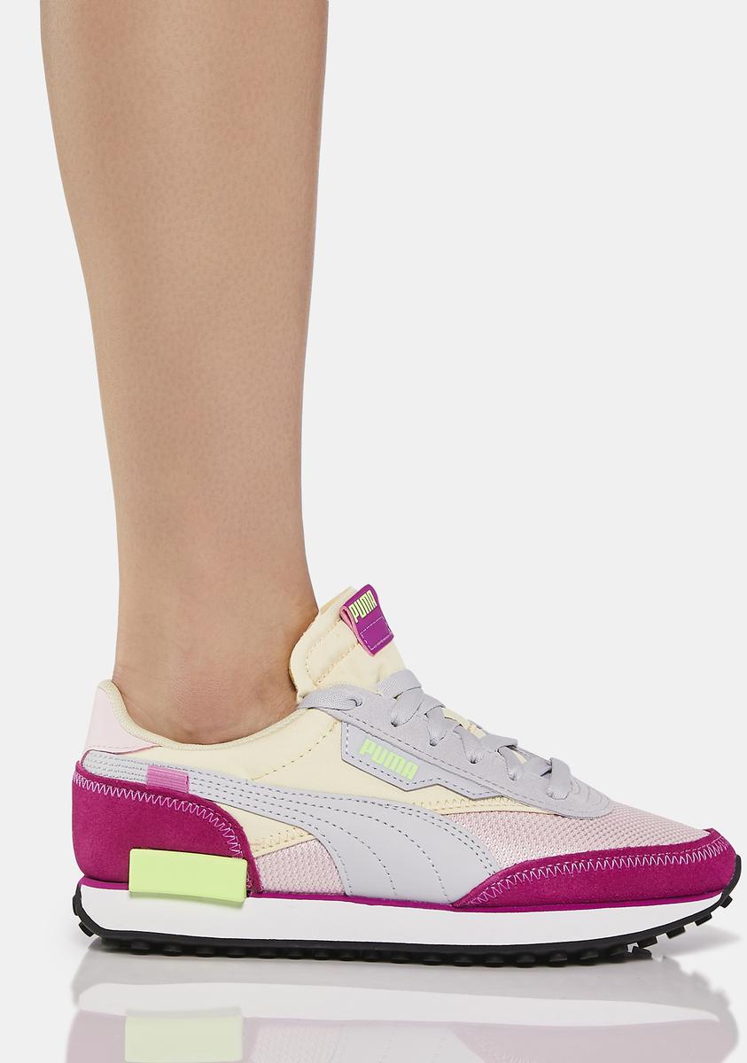 PUMA Padded Lace Up Sneakers Multi – Dolls Kill