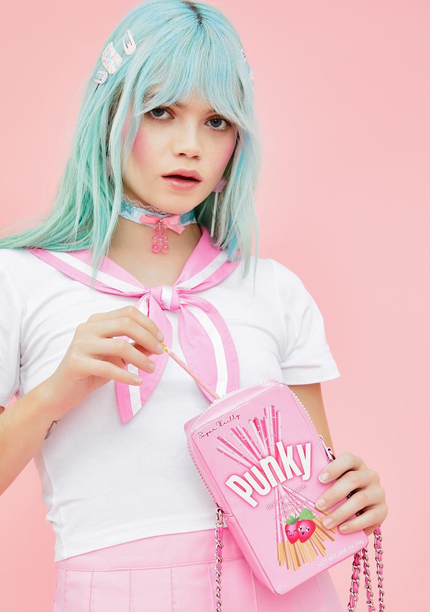 Sugar Thrillz Punky Sticks Crossbody Bag Pink – Dolls Kill