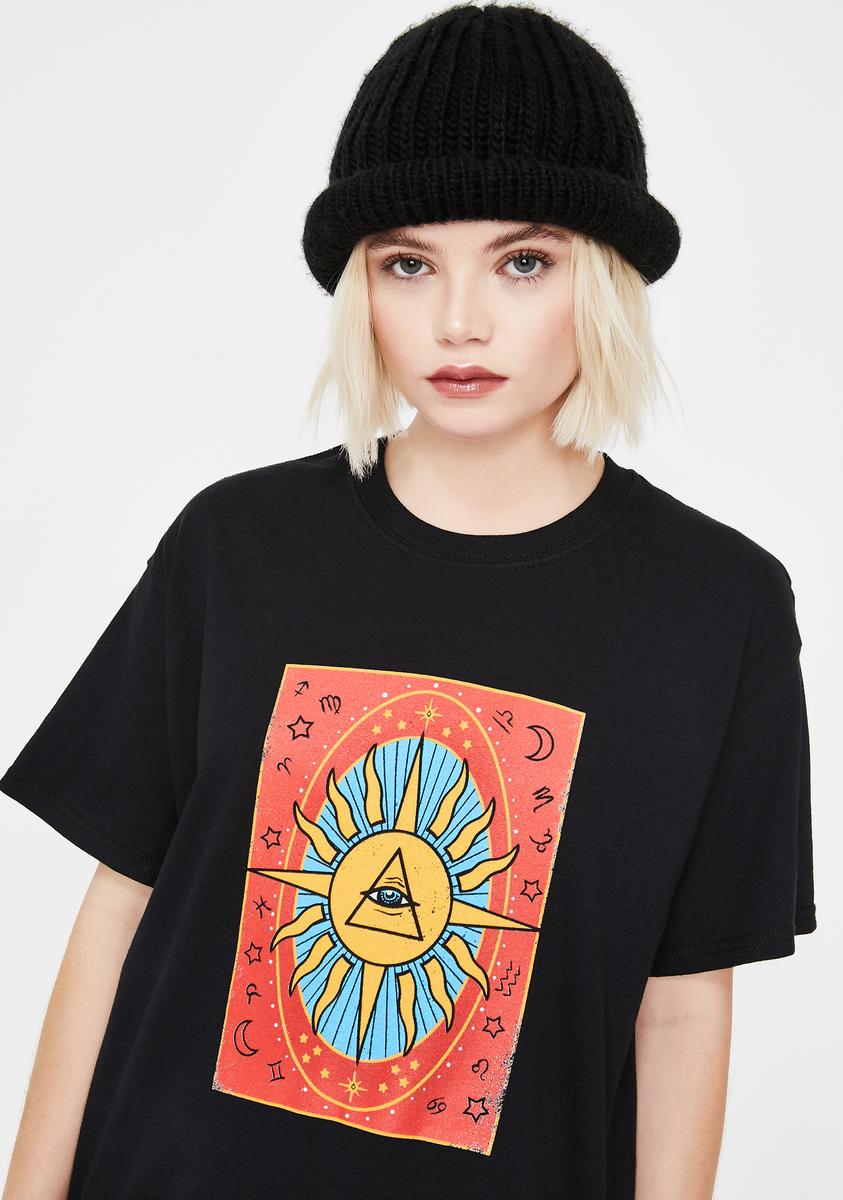 Astrology Sun Graphic Tee Daisy Street,All Products : American Fashion Style Bags On Sale