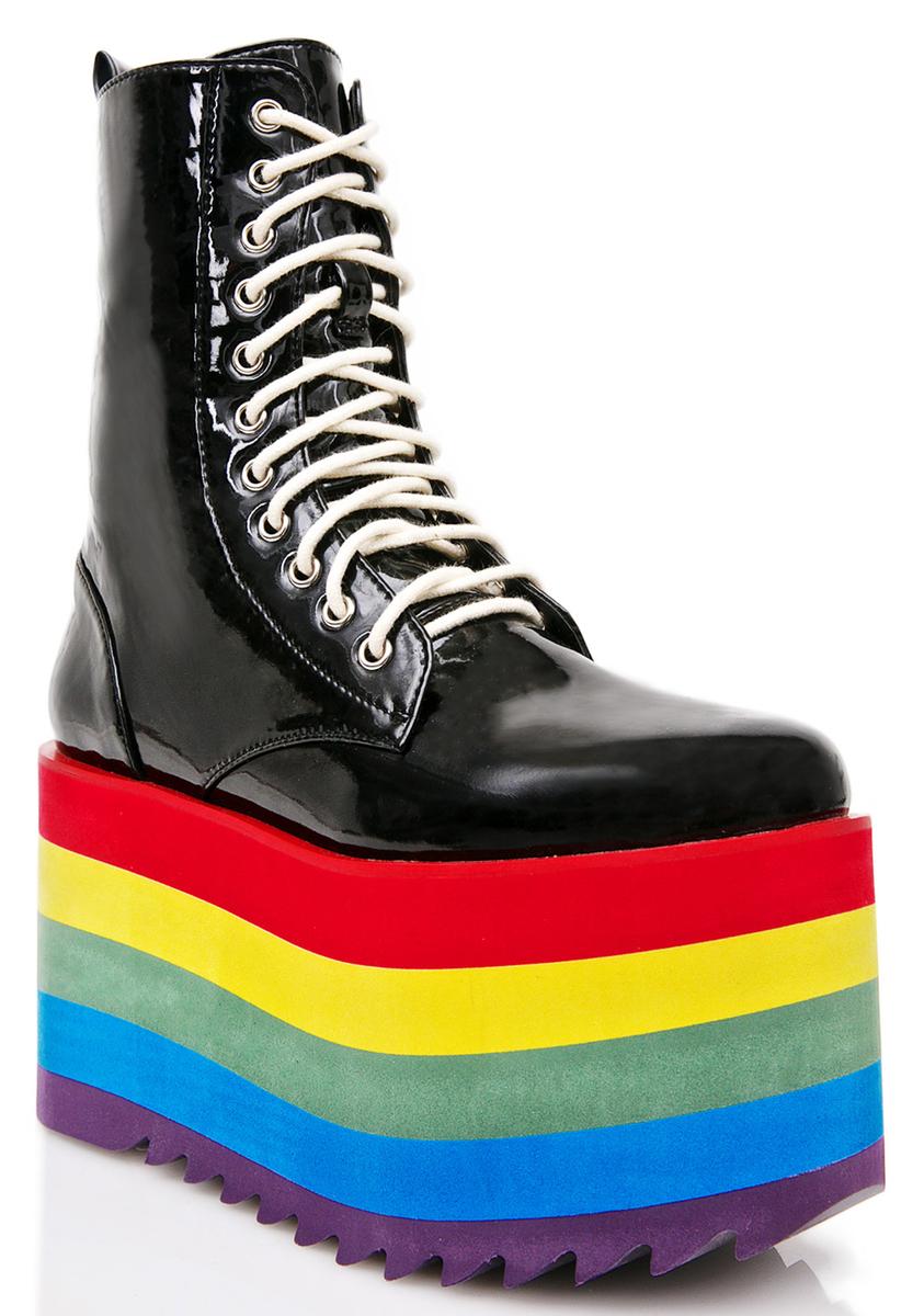 Rainbow Road Stacked Platforms