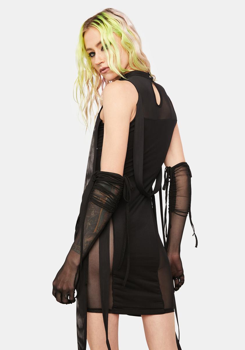 dollskill mesh dress Widow Floral Mesh Gothic Maxi Dress
