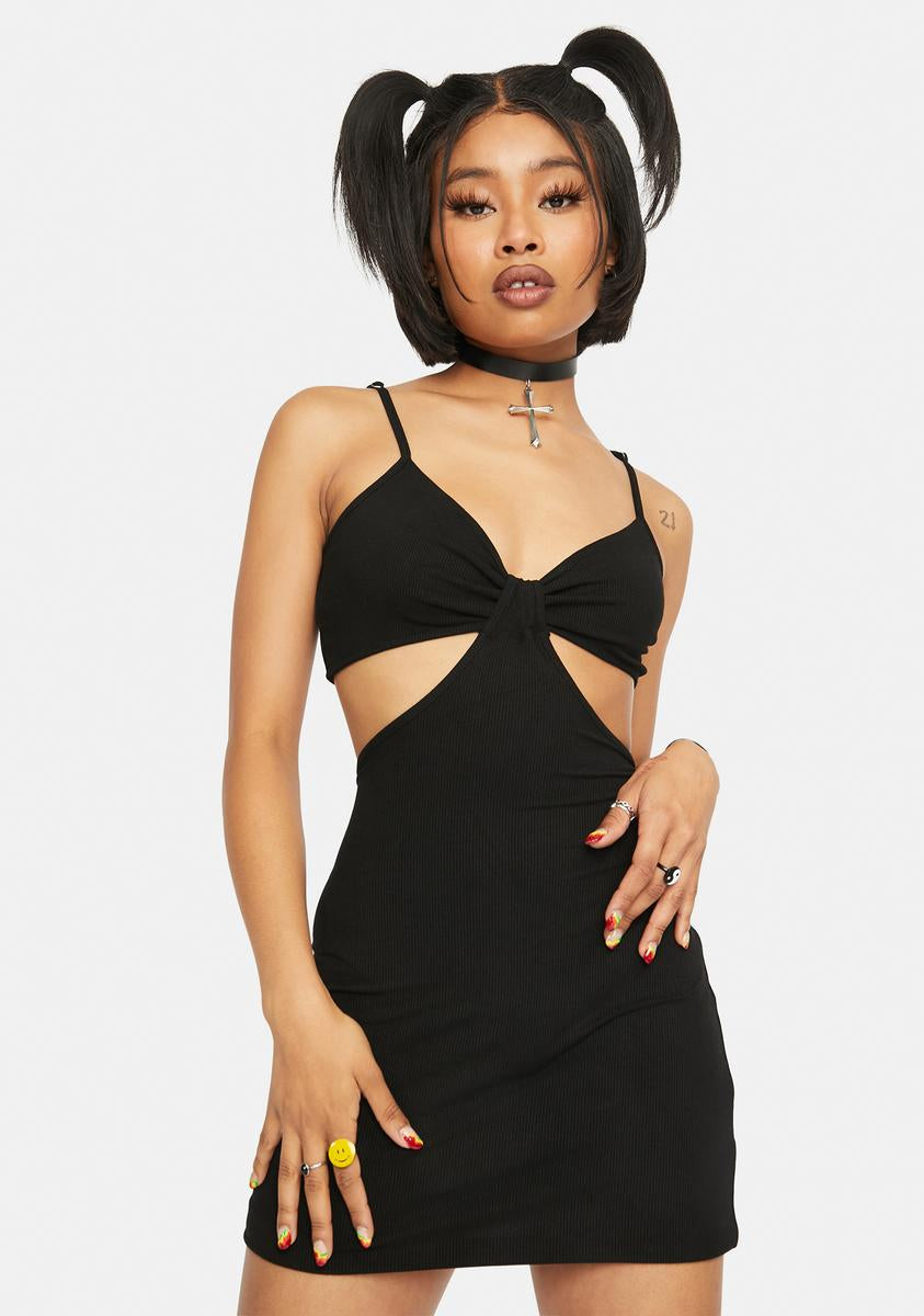 Bailey Rose Black Cutout Mini Dress – Dolls Kill
