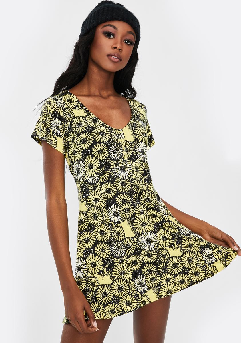 Pedal Floral Mini Dress Obey,New Products : American Fashion Style Bags On Sale