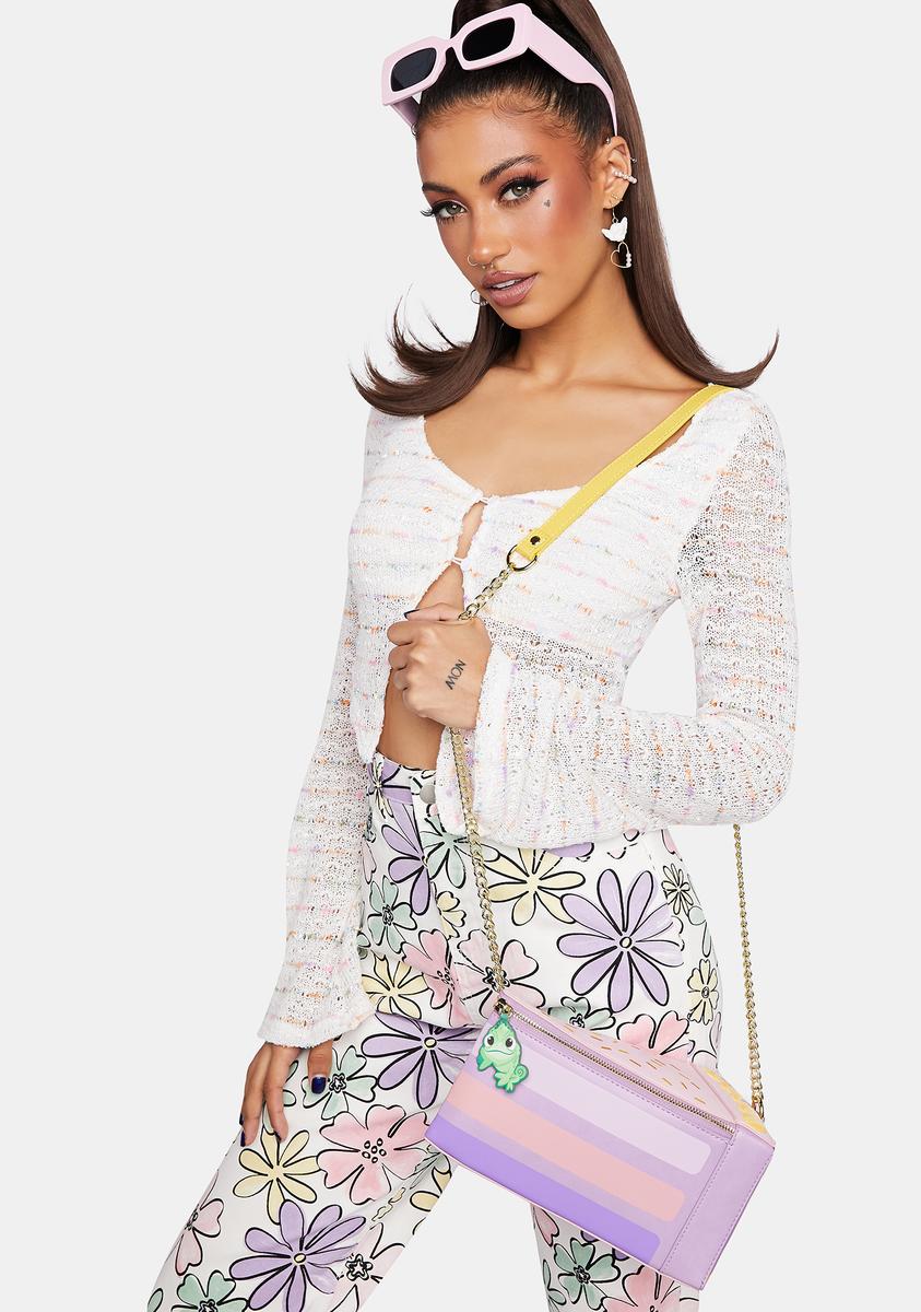 Loungefly Rapunzel Cake Slice Crossbody Bag Purple – Dolls Kill