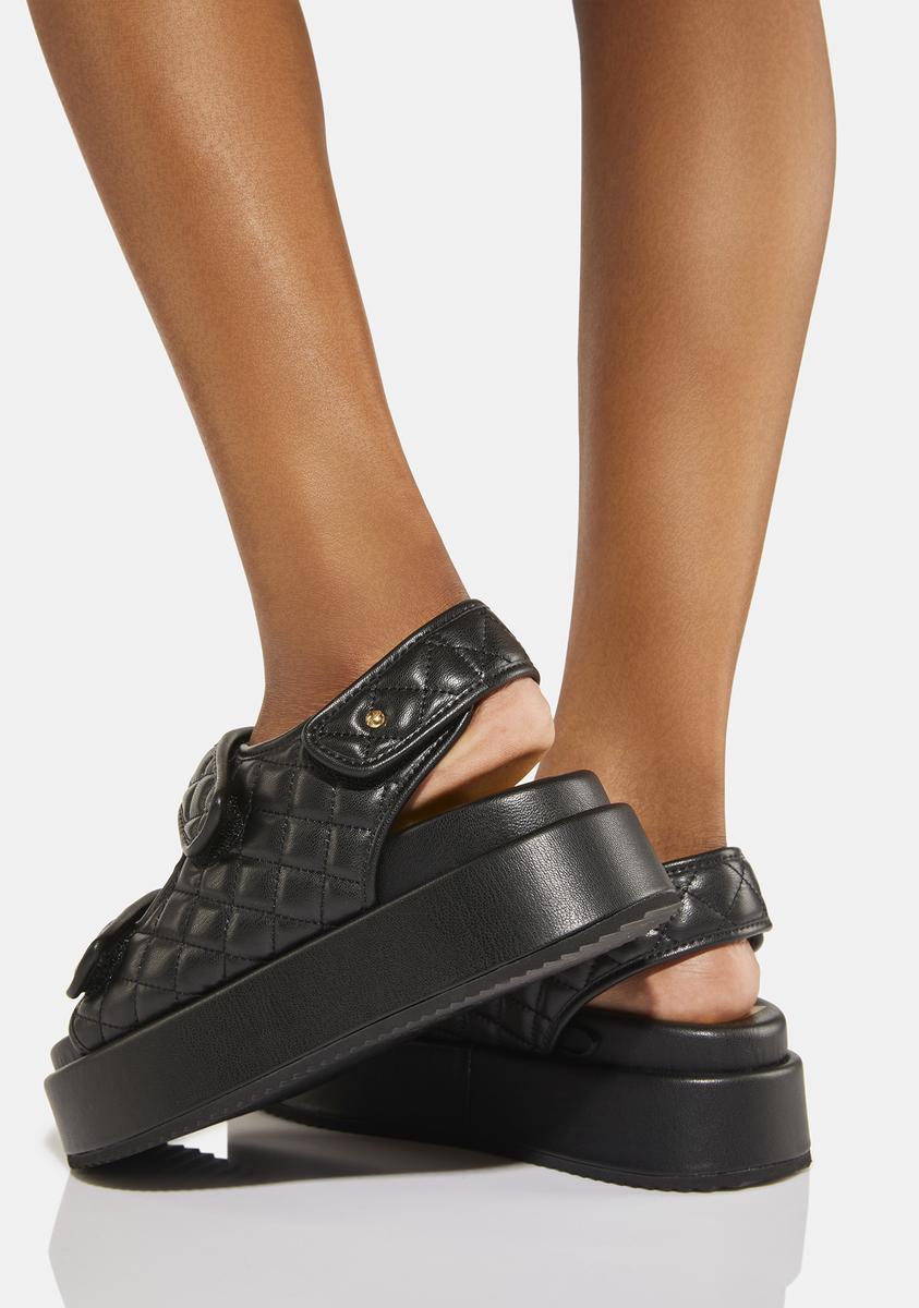 Buffalo NOA GREEK SANDAL - VEGAN NAPPA - BLACK in black in the BUFFALO® Shop Buffalo NOA GREEK SANDAL - VEGAN NAPPA - BLACK in black in the BUFFALO® Shop