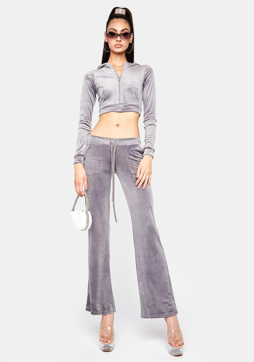 Velour hoodie and pants Clearance