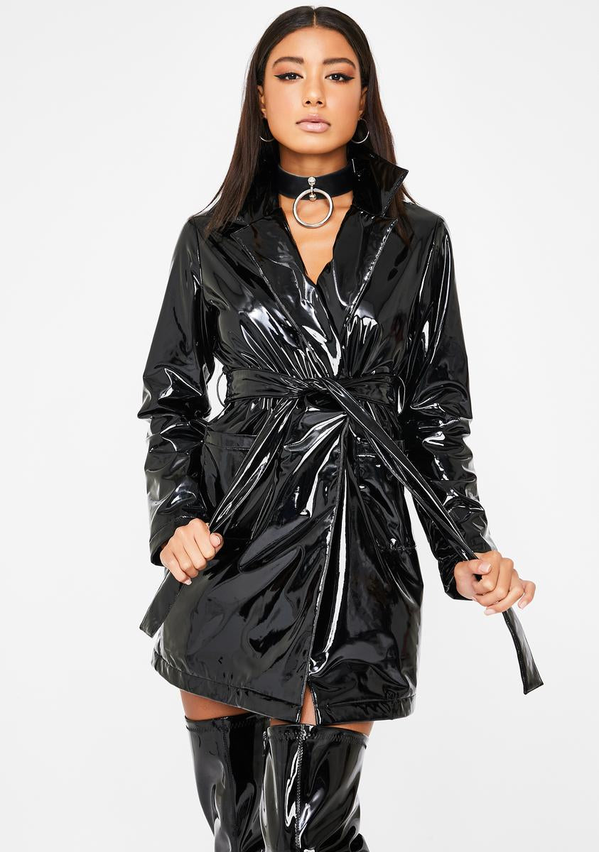 Dolls Kill Night Viral Vengeance Trench Coat