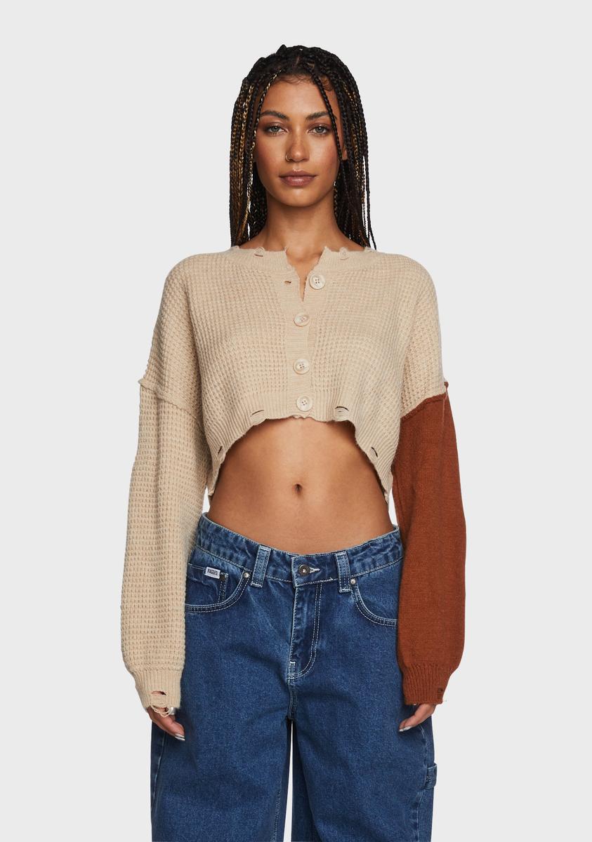 Going Incognito Distressed Cardigan,New Products : American Fashion Style Bags On Sale