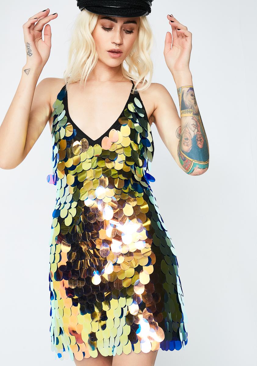oil slick sequin dress Vintage black silk black ab oil slick iridescent beaded sequin magical witchy dress