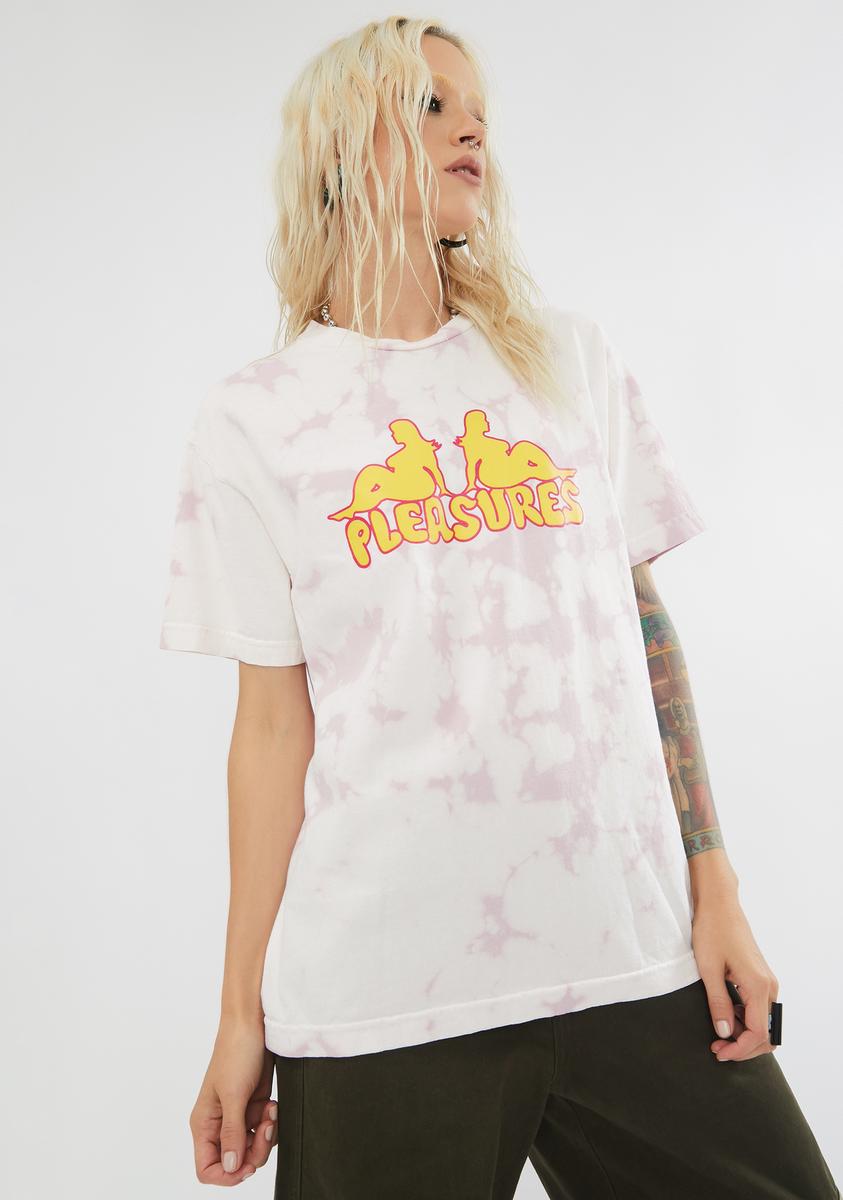 Pleasures Thicc Logo Graphic Tee – Dolls Kill