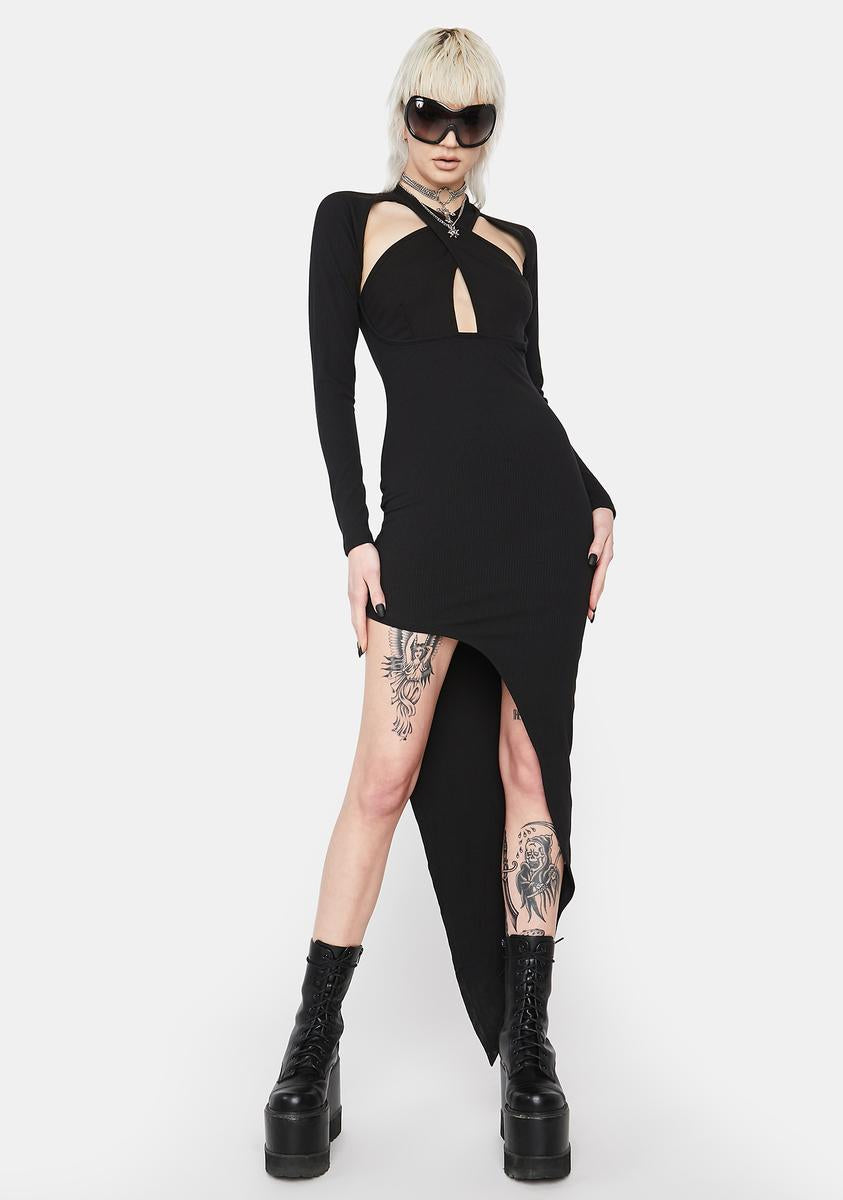 Cut Out Keyhole Bodycon Dress