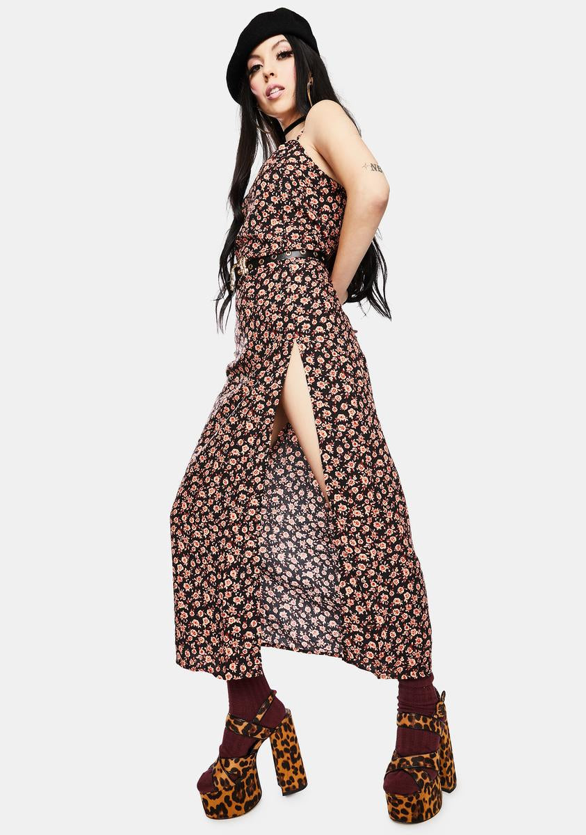 batis maxi dress Motel Autumn Blossom Batis Maxi Dress – Dolls Kill