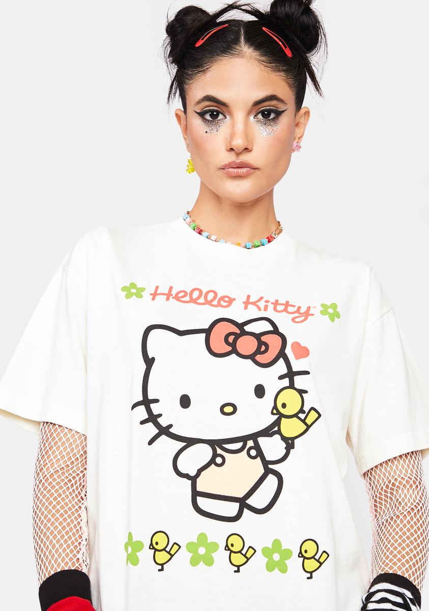 Desert Dreamer Hello Kitty Birds Graphic Tee – Dolls Kill