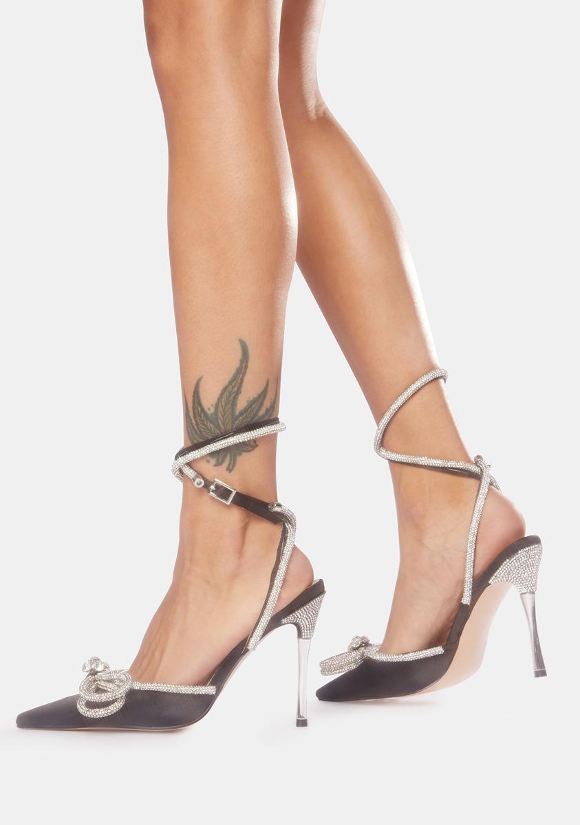 Diamante heels deals