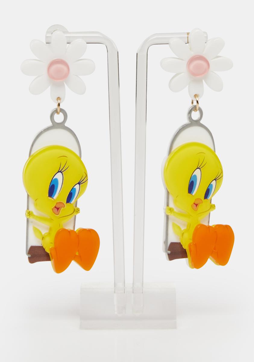 Tweety Swing Earrings