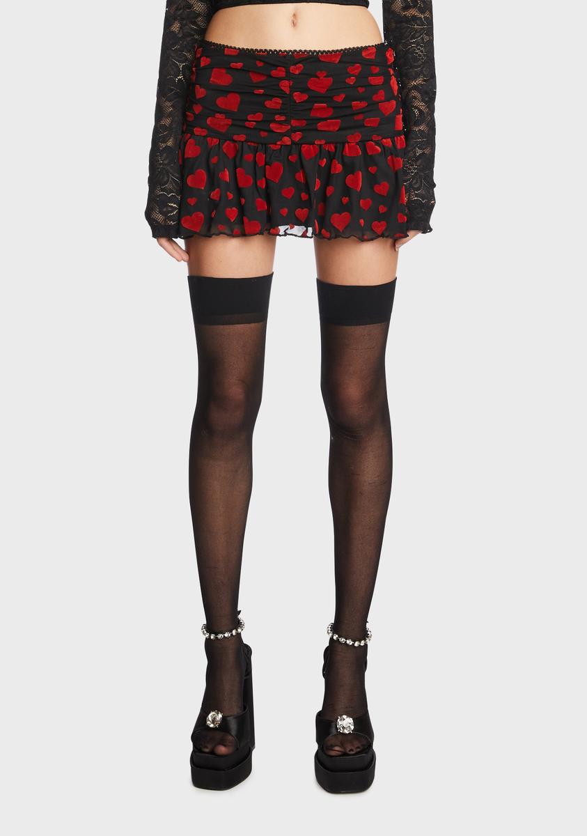 Dark Love Surrounds Me Ruched Skirt Sugar Thrillz,New Products : American Fashion Style Bags On Sale