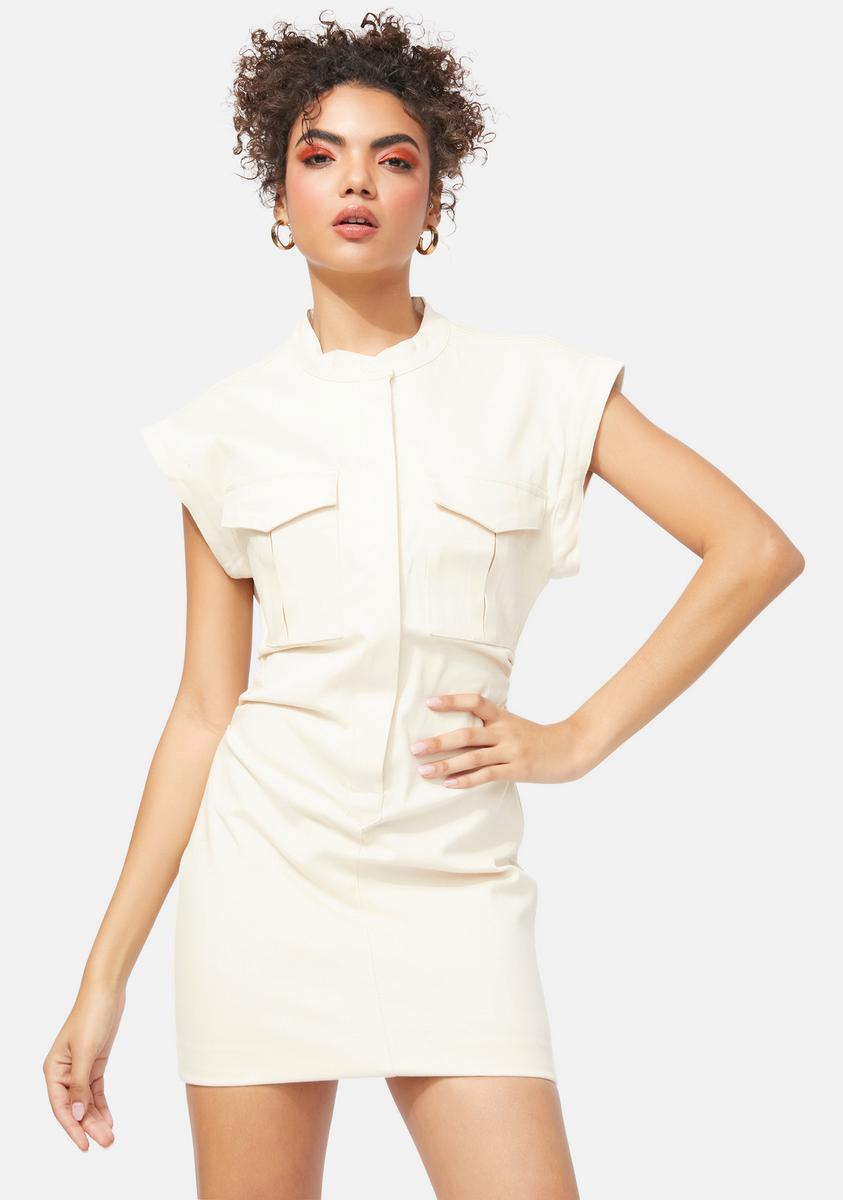 Ready Or Not Fitted Cargo Dress