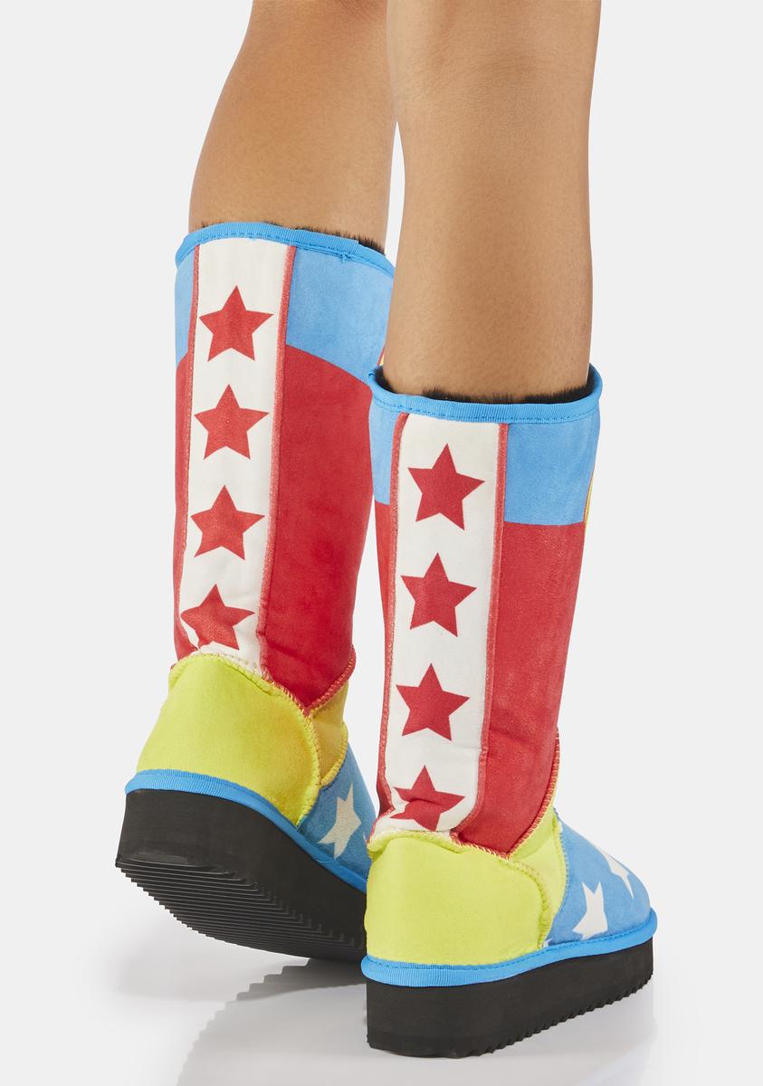Wonder woman slipper boots new arrivals