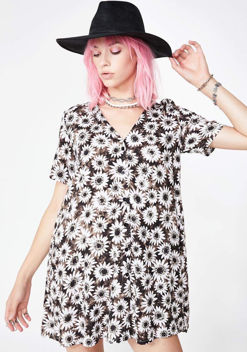Motel Dyed Daisy Crosena Dress – Dolls Kill