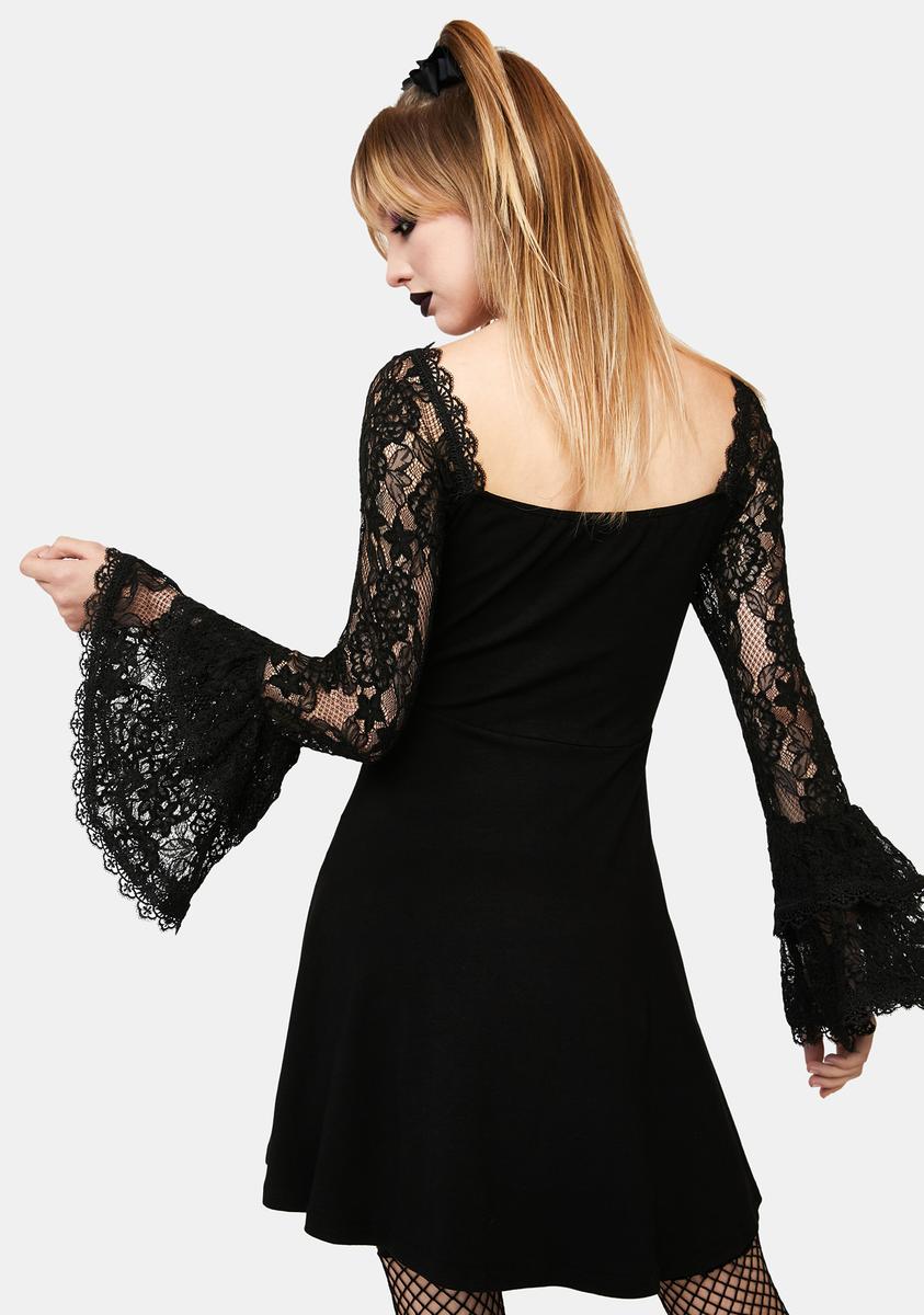 dollskill black dress Lace Sleeve Mini a collared neckline Color:Natural Sandstone OUGES Summer Dress with 58_Shirts_082526