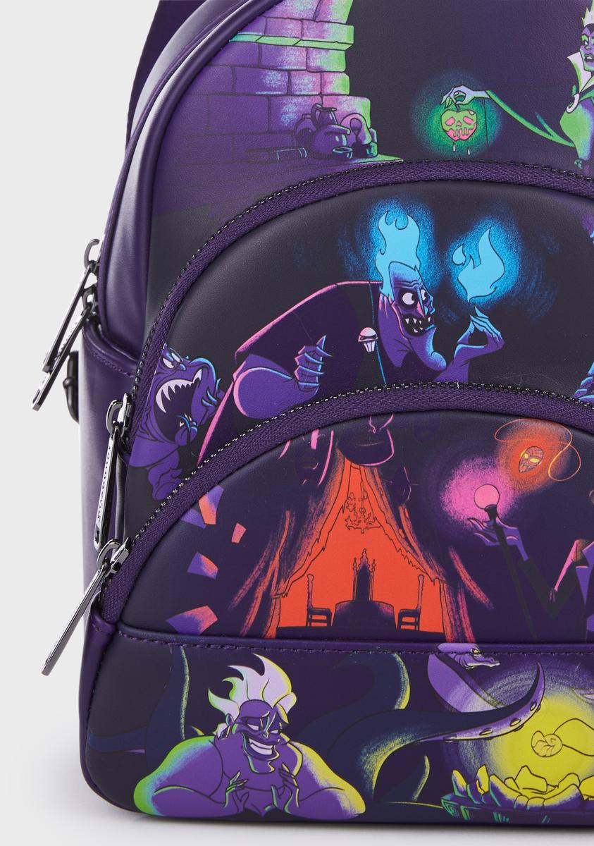 disney villain mini backpack Loungefly Disney Villains Mini Backpack