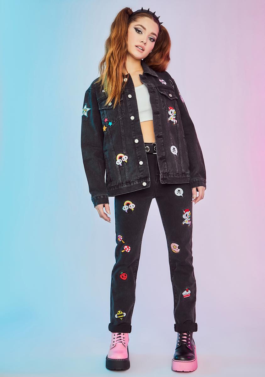 DollsKill 13日の金曜日 ジェイソン y2k バギー カーゴ デニム