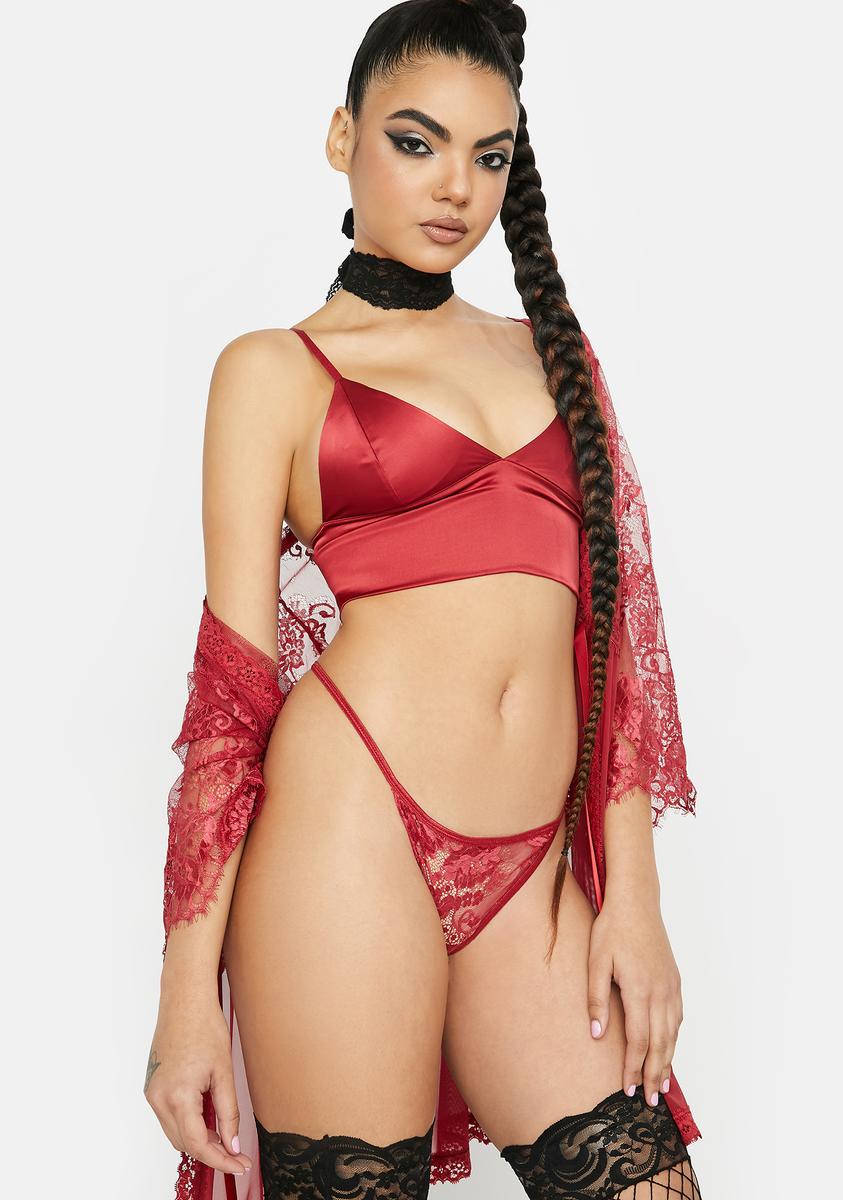 sexy selfies in lingerie Me Moi Three Piece Lingerie Robe Set Sheer Lace
