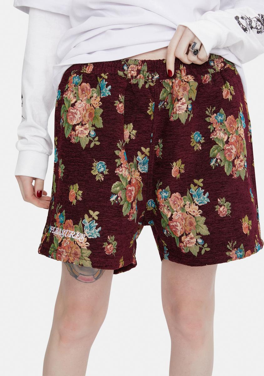Dejavu Woven Floral Shorts Pleasures,New Products : American Fashion Style Bags On Sale